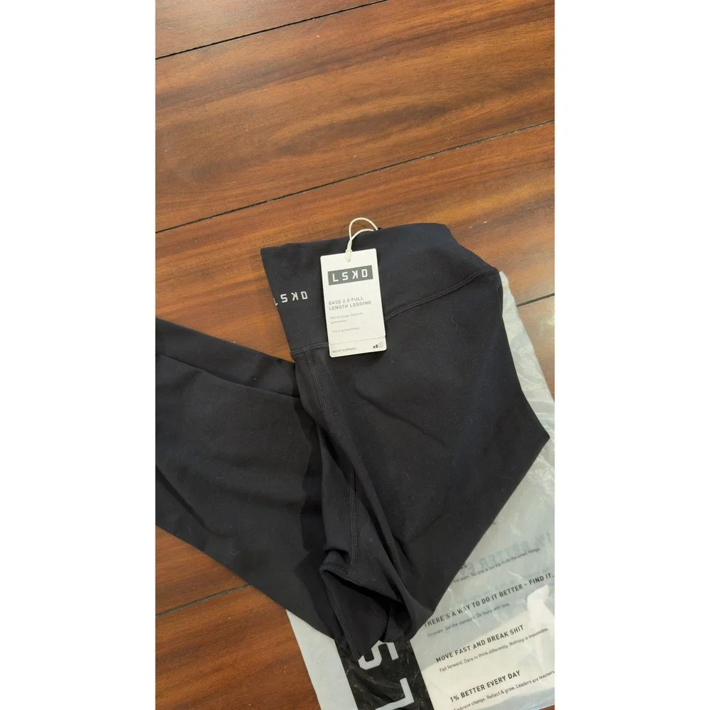 LSKD Base 2.0 Full Length Legging Black XL WTGH00103-Black NWT NEW